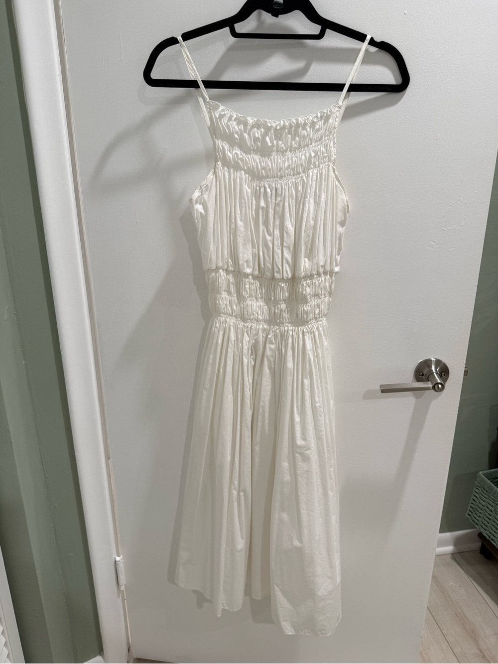 Three Graces London Cotton-Poplin Midi Dress